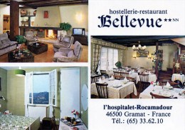 GRAMAT  HOSTELLERIE-RESTAURANT BELLEVUE  DEPT 46 LOT - Gramat