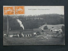 Delcampe - Ref3932 JU CPA De Saint Junien (Limousin) - Usine à Papiers De Dérot - Au Grand Livre 1923 - Saint Junien