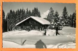 FRT-07 La Borbuintze  Sur Châtel St. Denis, Chalet D'Alpage Sous La Neige. Cachet Les Paccots 194?.  Glasson 2670 - Châtel-Saint-Denis