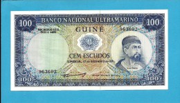 GUINEA-BISSAU - 100 ESCUDOS - 17.12.1971 - UNC. - P 45 - NUNO TRISTÃO - PORTUGAL - Guinee-Bissau