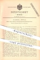 Delcampe - Original Patent - H. Schüler In Wetzlar , 1894 ,  Aufschlagende Rettungsleiter , Feuerwehr , Rettung !!! - Wetzlar