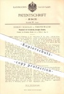 Delcampe - Original Patent - Robert Schulze In Finsterwalde , 1895 , Ringspiel Mit Kreiselartig Bewegten Gondeln !!! - Finsterwalde