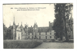 Delcampe - Cp, 18, Meillant, Cour D´Honneur Du Château, Voyagée - Meillant