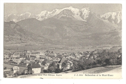 Delcampe - Cp, 74, Sallanches, Et Le Mont Blanc, Voyagée 1907 ? - Sallanches