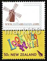 New Zealand - 2009 - Greetings - "Look Who It Is" - Www.millsonstamps.com Logo - Mint Stamp With Personalized Coupon - Nuovi