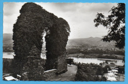 Bad Honnef - S/w Der Rolandsbogen Mit Blick Auf Grafenwerth - Bad Honnef