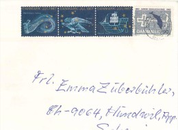 1968 Kopenhagen Adler Schiff Wal Ornen - Storia Postale