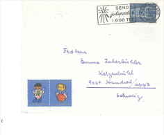 1969 Kopenhagen Send Juleposten I God Tid Stern Europa - Lettres & Documents