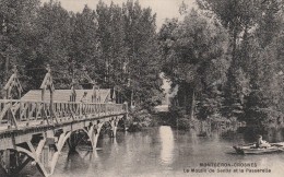 Delcampe - MONTGERON CROSNES -91- LE MOULIN DE SENLIS ET LA PASSERELLE - Montgeron