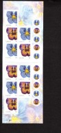 Delcampe - CANADA -- 2015  Carnet  Pensées   ( Fleurs )  2 Scans - Carnets Complets
