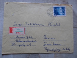 Hungary  Registered Cover -Békésszentandrás  1971    D129947 - Cartas & Documentos