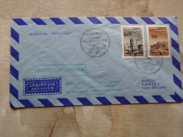 Delcampe - Hungary  1969 - Airmail Cover -Helikopter Posta -- Budapest -Szeged - Helicopter    D129952 - FDC
