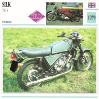 Delcampe - Silk 700 S  - 1979   -  Fiche Technique Moto (Grande-Bretagne) - Autres & Non Classés