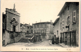 Delcampe - 01 ARS - Grande Rue Et Entrée De L'ancienne église - Ars-sur-Formans