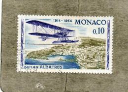 MONACO : Aviation - 50 Ans Du Rallye Aèrien De Monaco : Biplan Albatros - - Usati