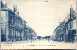 Delcampe - 02 SISSONNE - Rue De L'hotel De Ville - - Sissonne