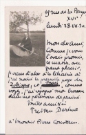 Delcampe - TRISTAN DEREME POETE FANTAISISTE CARTE PHOTO AVEC MOT AUTOGRAPHE PARLE DU ZODIAQUE - Altri & Non Classificati