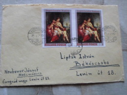 Hungary  -Cover - Nagymágocs 1971 - Uncut Pair - Imperforated - Lazzarini  -  Esztergom   D129961 - Briefe U. Dokumente