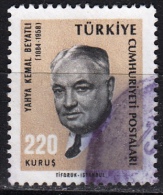 Turchia, 1965 - 220k  Yahya Kemal Beyatli - Nr.1683 Usato° - Usati