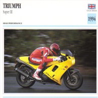 Delcampe - Triumph 900cm Super III  -  1994  -  Fiche Technique Moto (Grande-Bretagne) - Autres & Non Classés