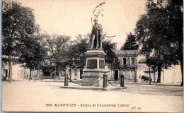 Delcampe - 17 MARENNES - Statue De Chasseloup Laubat - Marennes