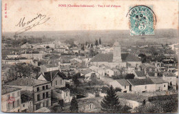 Delcampe - 17 PONS - Vue à Vol D'oiseau - Pons