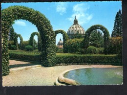 Delcampe - P1298 CITTA DEL VATICANO ( Roma ) GIARDINI, GARDES, JARDINS - STAB. CESARE CAPELLO DA FOTOGRAFIA A COLORI - Vatikanstadt