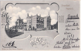 Delcampe - VEGESACK Bremen Strandlust Belebt Jugendstil Rahmen Um 1905 Ungeteilte Rückseite - Bremen