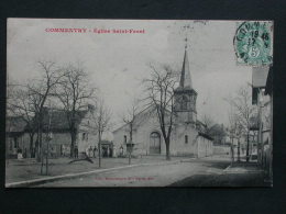 Delcampe - Ref3946 JU CPA Animée De Commentry (Auvergne) - Eglise Saint Front - Libr. Monsenargue Mlle Mottot 1907 - Commentry