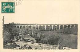 Delcampe - Réf : D-15-769  : LUSIGNAN PONT DU CHEMIN DE FER - Lusignan
