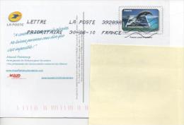 Fête Du Timbre / 2010 / " Le Timbre Fête L'eau " / Entier Postal Hors-commerce / Dauphin OBLITERATION LE 30/06/10 - Pseudo Privé-postwaardestukken