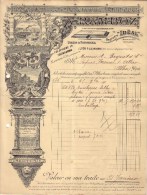 Delcampe - RHÔNE - VILLEURBANNE - IMPRESSIONS COMMERCIALES ET ARTISTIQUES - A. RAMBOZ - 190? - Druck & Papierwaren