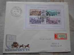 Delcampe - Hungary-  FDC - Registered Cover - Mabeosz -  1971  - Nemzetközi Bélyekiállítás  Budapest '71    D130016 - FDC