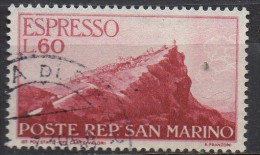 PIA -  SAN  MARINO  - 1950 : Espresso - Veduta  Di San Marino  Ed Espresso Per L' Estero -  (SAS  Ex 21-22) - Express Letter Stamps