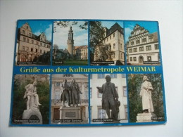 Delcampe - STORIA POSTALE FRANCOBOLLO COMMEMORATIVO Germania Weimar Thuringen - Weimar