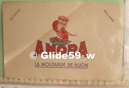 Buvard AMORA La Moutarde De Dijon (grand Modèle) - Moutardes