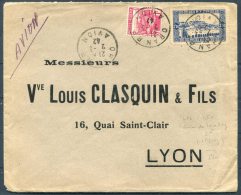 1942 France Algeria Oran Cover - Vve Louis Clasquin & Fils Lyon - Lettres & Documents