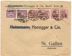 1922 Deutschland  Berlin, Mi. 151, 164 BF Auf Brief , R, Nach Schweiz, Siehe Scan! - Other & Unclassified