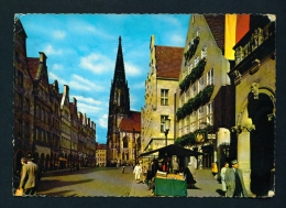GERMANY  -  Munster  Prinzipalmarkt  Used Postcard As Scans - Muenster