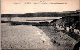 Delcampe - 22 BINIC - Plage De L'avant Port Et Vue Des Côtes De Pordic - Binic