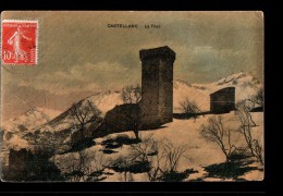 Delcampe - 04 CASTELLANE Tour Féodale, Colorisée, Ed ?, 1912 - Castellane