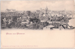 GÜSTROW Panorama Um 1905 Ungelaufen Ungeteilte Rückseite - Guestrow