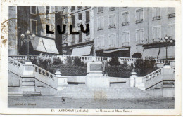 Delcampe - DEPT 07 : 2 Scans ,Annonay Le Monument Marc Seguin - Annonay