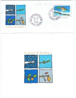 Delcampe - PAP28 - PAP Entier Postal Lettre Avec Carte De Voeux Rouge-Gorge - Meilleurs Voeux - Neujahr