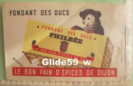 Buvard Fondant Des Ducs PHILBEE - Le Bon Pain D'épices De Dijon (grand Modèle) - Honigkuchen-Lebkuchen