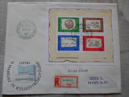 Delcampe - Hungary-  FDC - Registered Cover - Mabeosz -  1972  KüldöttgyÅ±lés   D130022 - FDC