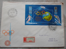 Delcampe - Hungary-  FDC - Registered Cover - Mabeosz -  1972  - München 1972 Olympia   D130023 - FDC