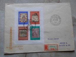 Delcampe - Hungary-  FDC - Registered Cover - Mabeosz -  1969   - 42 Bélyegnap     D130027 - FDC