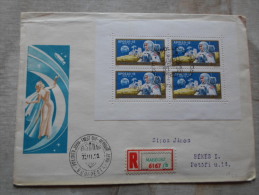 Delcampe - Hungary-  FDC - Registered Cover - Mabeosz -  1970 Apollo  12  - Space Exploring  Moon Landing      D130028 - FDC