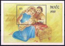 ZAIRE 1981 - Noël 81, La Sainte Famille - BF Neufs // Mnh - Unused Stamps